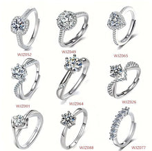 Load image into Gallery viewer, Adjustable Silver Rings for Women ASS11