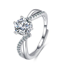 Load image into Gallery viewer, Adjustable Silver Rings for Women ASS11