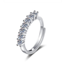 Load image into Gallery viewer, Adjustable Silver Rings for Women ASS11