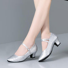 Load image into Gallery viewer, Block Heel Mary Jane Pumps For Women LTST25