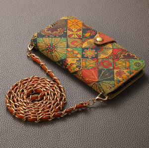 Crossbody Vintage Inspired Phone Case PHC16(iPhone12-16)