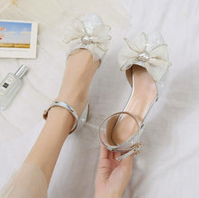 Load image into Gallery viewer, Girls Ankle Strap Glitter Dress Sandals GSD12(26-35)