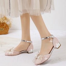 Load image into Gallery viewer, Girls Ankle Strap Glitter Dress Sandals GSD12(26-35)