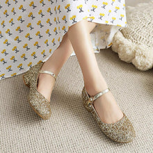 Load image into Gallery viewer, Girls Glitter Mary Jane Dress Shoes GSD11(28-35)