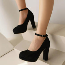 画像をギャラリービューアに読み込む, Platform Chunky High Heel Ankle Strap Shoes LTST72