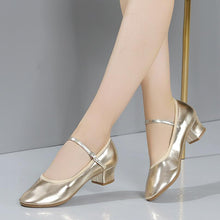 画像をギャラリービューアに読み込む, Round Toe Block Heel Pump Shoes LTST36