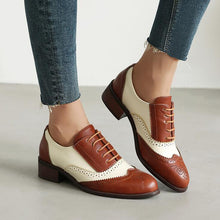 Load image into Gallery viewer, Women&#39;s Block Heel Oxfords LTST67