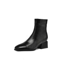 Load image into Gallery viewer, Women&#39;s Block Heel Side Zipper Boots LTST60