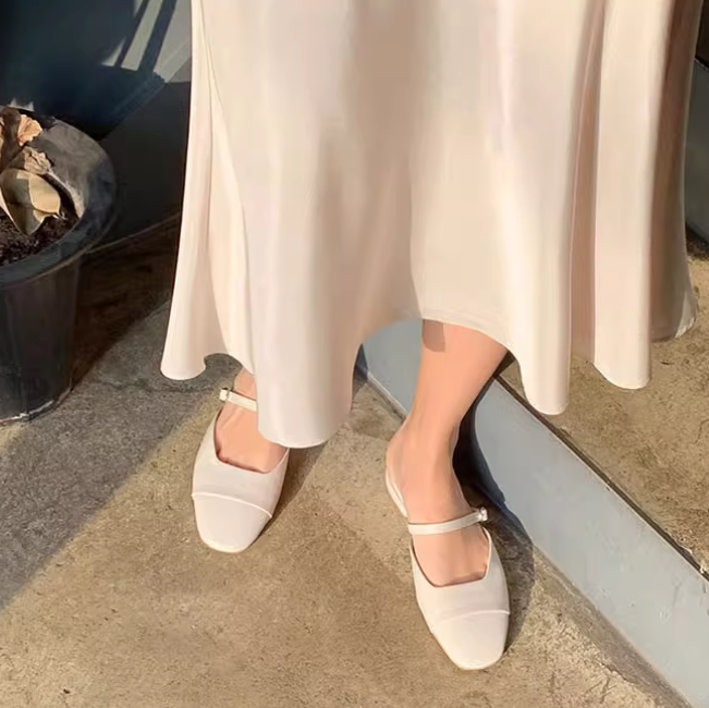Women's Block Heel Slip On Sandals AL18