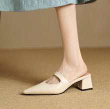 画像をギャラリービューアに読み込む, Women&#39;s Block Slip On Sandals LTST42