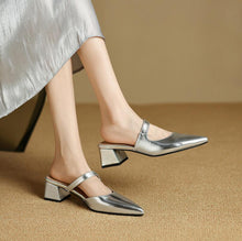 画像をギャラリービューアに読み込む, Women&#39;s Block Slip On Sandals LTST42