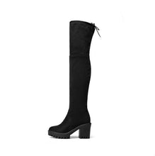 画像をギャラリービューアに読み込む, Women&#39;s Chunky Kneee High Boots LTST50