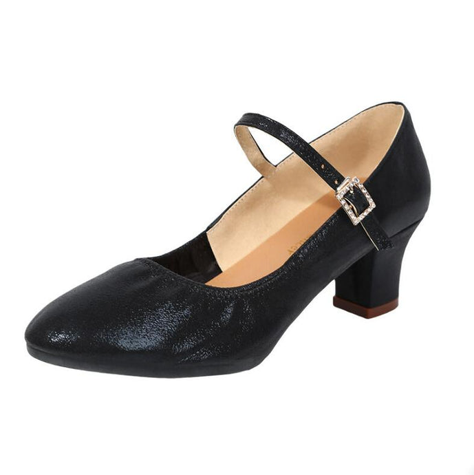 Women's Mary Jane Chunky Heels LTST26