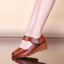 Load image into Gallery viewer, Women&#39;s Mary Jane Wedge Heels LTST34