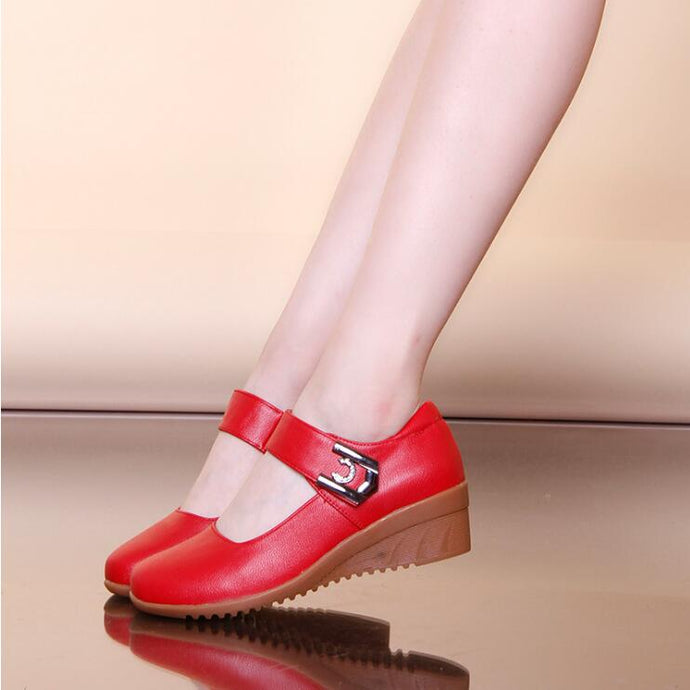 Women's Mary Jane Wedge Heels LTST34