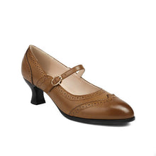 画像をギャラリービューアに読み込む, Women&#39;s Mid Heel Mary Jane Pumps LTST64