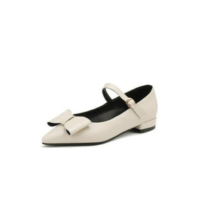 Women's Pointy Mary Jane Flat Heels LTST47