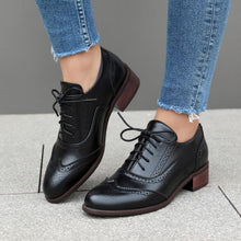 Load image into Gallery viewer, Women&#39;s Round Toe Oxfords LTST66