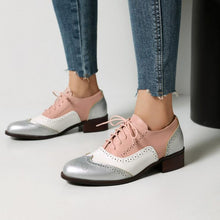 Load image into Gallery viewer, Women&#39;s Round Toe Oxfords LTST66