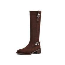 Load image into Gallery viewer, Women&#39;s Under Knee Boots With Buckle LTST59