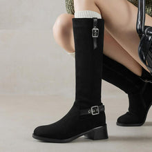 Load image into Gallery viewer, Women&#39;s Under Knee Boots With Buckle LTST59