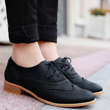 画像をギャラリービューアに読み込む, Women&#39;s Block Low Heel Oxfords LTST16