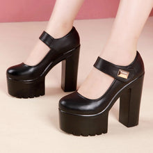 Load image into Gallery viewer, Platform Chunky High Heel Pumps HHS30