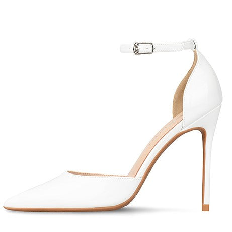Pointy Ankle Strap Patent Heels HHS67