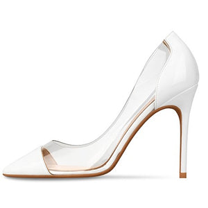 Pointy Clear High Heels HHS66(10/8/6 cm heel)