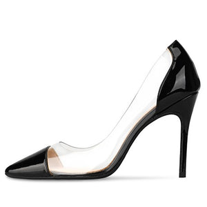 Pointy Clear High Heels HHS66(10/8/6 cm heel)