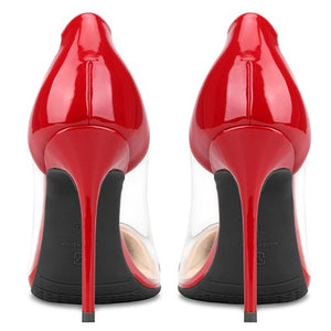 Pointy Clear High Heels HHS66(10/8/6 cm heel)