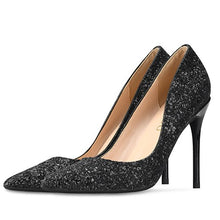 Load image into Gallery viewer, Pointy Glitter Heel Pumps HHS69(10/8/6cm heel)