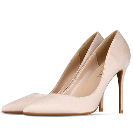Pointy Suede High Heel Pumps HHS57